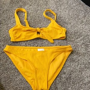 yellow bikini set